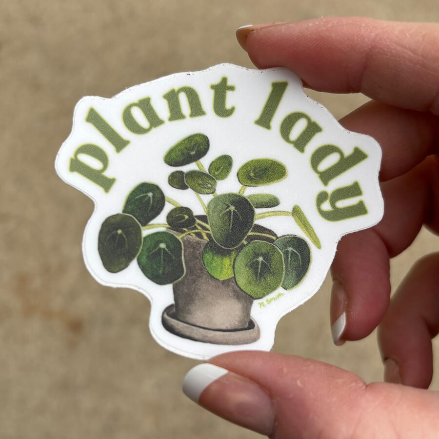 plant lady sticker