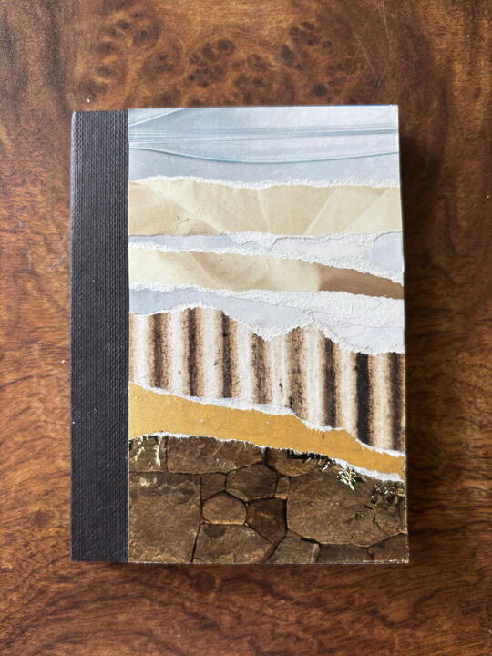 collage pocket notebooks - rock